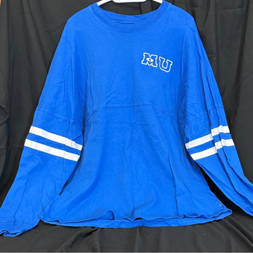 Monsters University Women's Blue Long Sleeve Tee